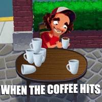 Coffee Morning GIF by Diner DASH Adventures