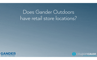 Gander Outdoors Faq GIF by Coupon Cause