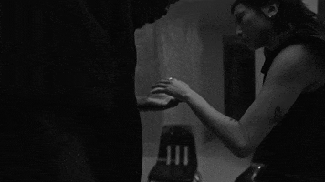 Touching Black And White GIF by SYML