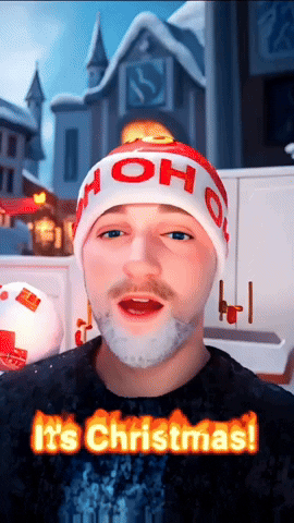 Seasons Greetings Fun GIF by IdiomKing
