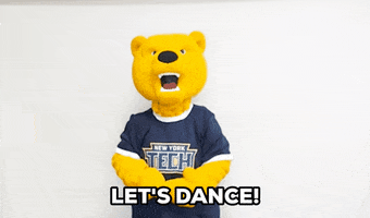 Happy Dance GIF by New York Institute of Technology (NYIT)