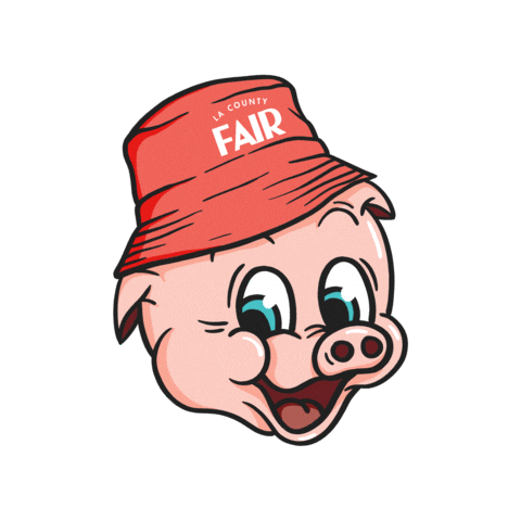 Dole Whip Bucket Hat Sticker by LACountyFair