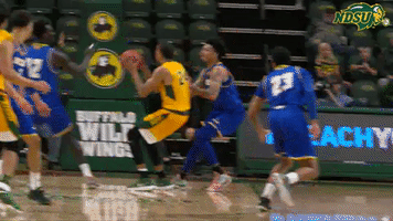 basketball dunk GIF by NDSU Athletics