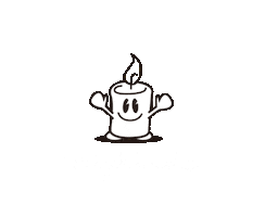 Candle Sticker by Bright Side Projects