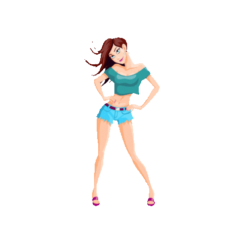 Beautiful Girl Sticker