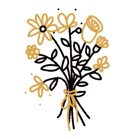 Bouquet Sticker by Virágbuborék Műhely