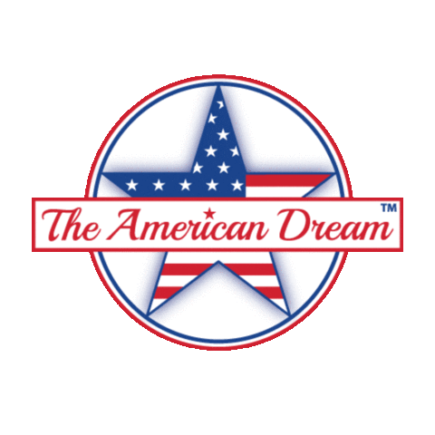 The American Dream Sticker by Yourbusinesssavvyva