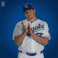 Major League Baseball Applause GIF by Kansas City Royals