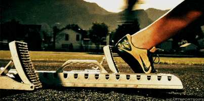 track and field sport GIF