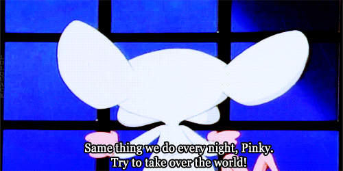 try to take over the world GIF