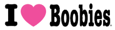 i love boobies Sticker