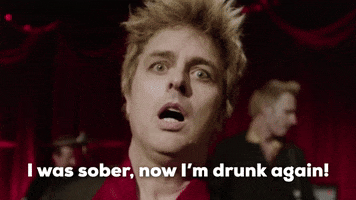 Drunk Billie Joe Armstrong GIF by Green Day