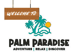 Palm Paradise Sticker