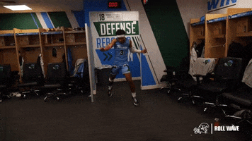 Celebrate College Basketball GIF by GreenWave