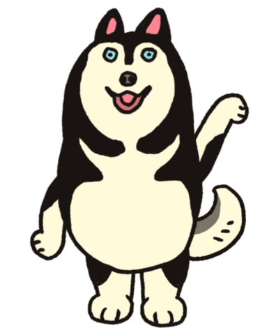 Dog Hello Sticker