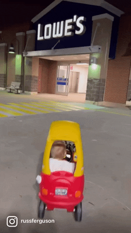 Lowes Driving GIF by Lowe's Home Improvement