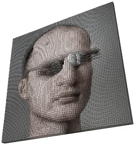 Pixel 3D GIF by Alex Boya