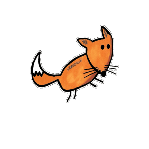 Illustration Fox Sticker by mikepop