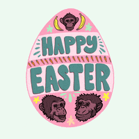 Easter Egg GIF by Save the Chimps