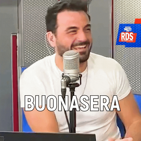 Radio Buonasera GIF by RDS 100% Grandi Successi