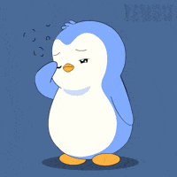 Tired Good Morning GIF by Pudgy Penguins