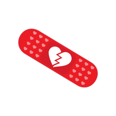 Broken Heart Love Sticker by Pixel Parade App