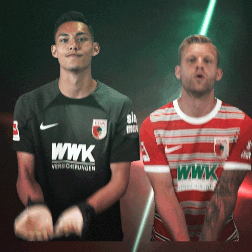 Football Celebrate GIF by FC Augsburg 1907