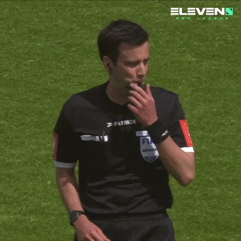 Watch Referee GIF by ElevenSportsBE