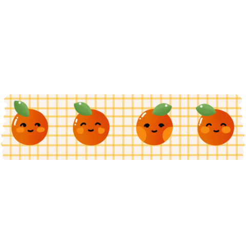 Happy Orange Sticker