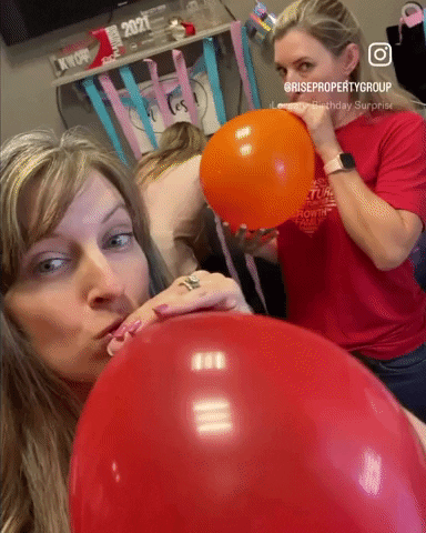 Balloons Trying GIF by Rise Property Group