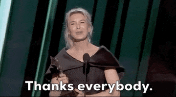 Renee Zellweger Thank You GIF by Film Independent Spirit Awards