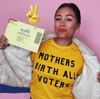 Voters Votes For Women GIF by mom culture®