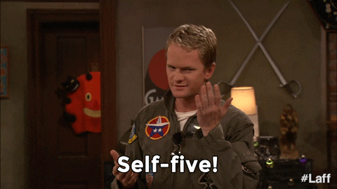 Giphy - High Five How I Met Your Mother GIF by Laff