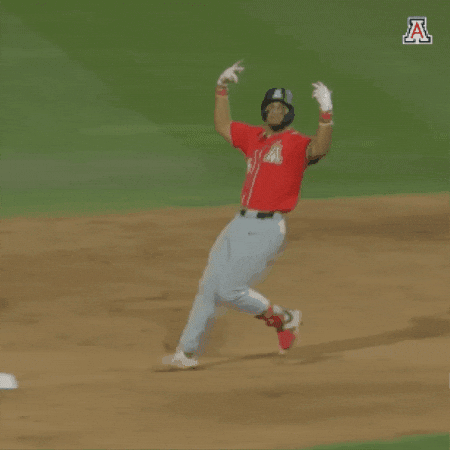 Lets Go Baseball GIF by Arizona Athletics