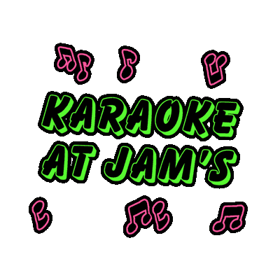 Jam's Karaoke Bar Sticker