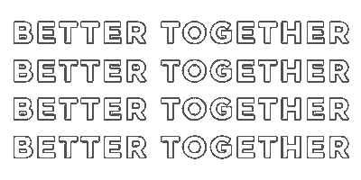 Better Together Jesus Sticker by Fishhawkfc