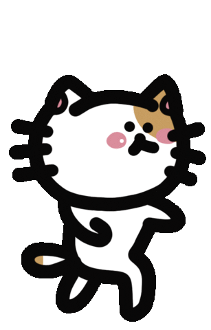 Happy Cat Sticker by Playbear520_TW