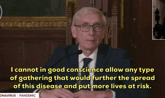 Tony Evers GIF by GIPHY News