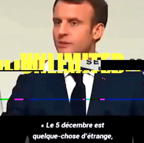 Strike Macron GIF by THEOTHERCOLORS