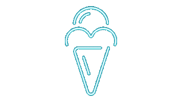 Ice Cream Neon Sticker by HIT1047
