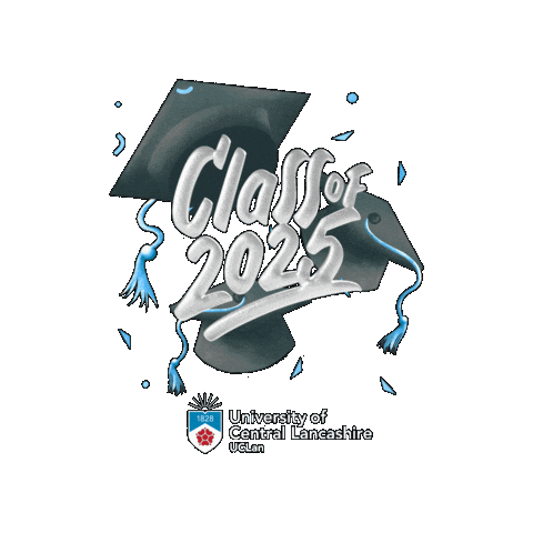 Graduation Grad Sticker by UCLan