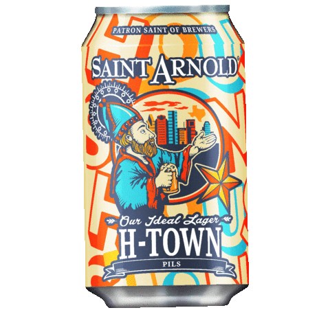 H-Town Beer Sticker by Saint Arnold Brewing Company