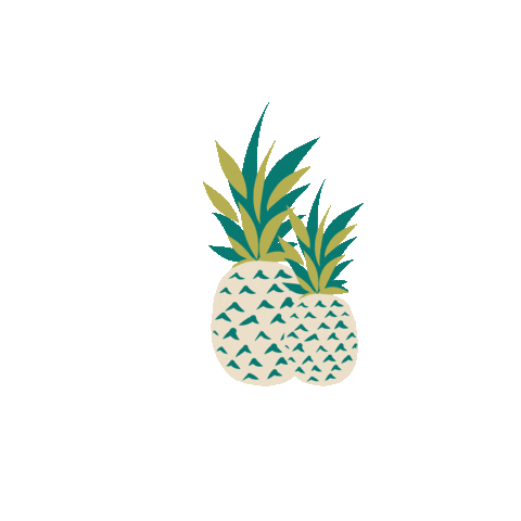 Pineapple Nanas Sticker by Binary Style