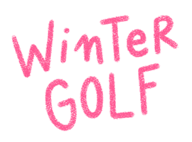 Pink Snow Sticker by Catharina Stewart