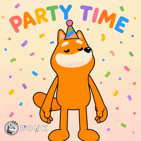 Crypto Celebrate GIF by BONK