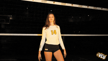 Bring It On Volleyball GIF by VCU Athletics
