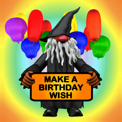 Happy Birthday Wizard GIF