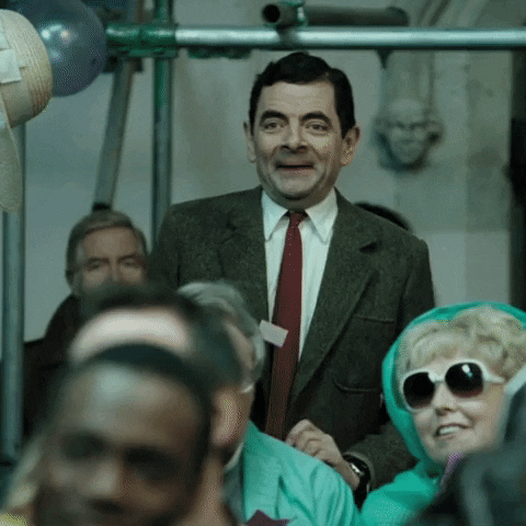 Excited Mr Bean GIF by Working Title