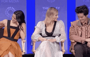 cole sprouse laughing GIF by The Paley Center for Media