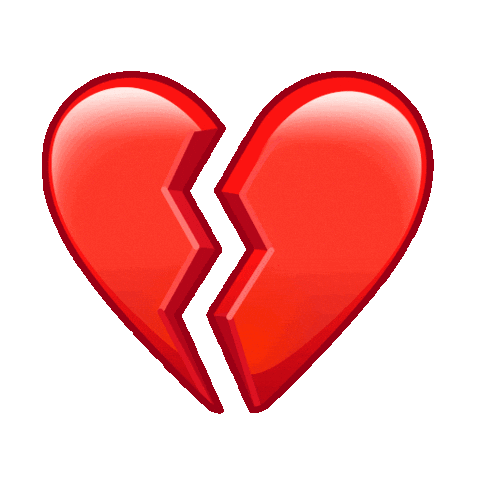 Sad Broken Heart Sticker